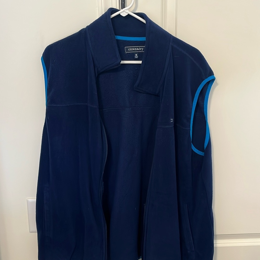 Crown and Ivy Full Zip Vest